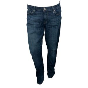 PAIGE Denim Skyline Straight Jeans in Deep Purple Wash - Size 31